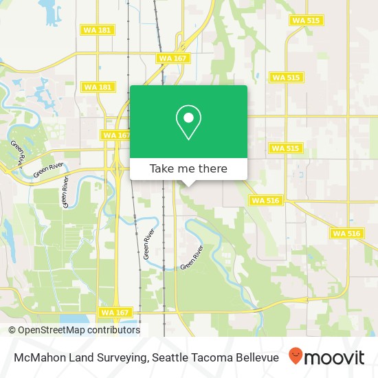 McMahon Land Surveying map