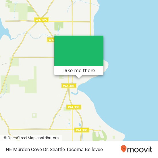 NE Murden Cove Dr map