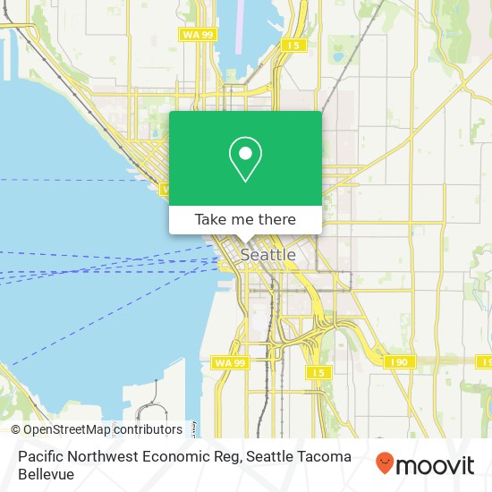 Mapa de Pacific Northwest Economic Reg