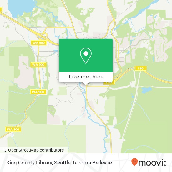 Mapa de King County Library