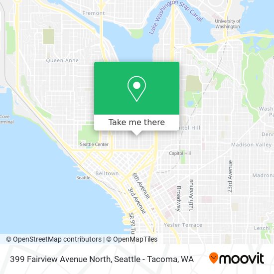 399 Fairview Avenue North map
