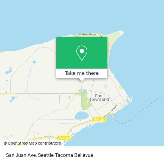 San Juan Ave map