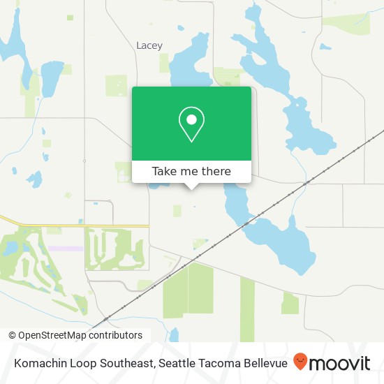 Komachin Loop Southeast map