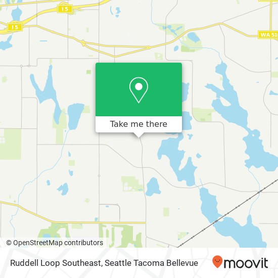 Ruddell Loop Southeast map