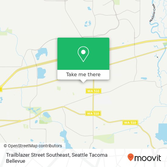 Mapa de Trailblazer Street Southeast