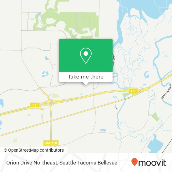 Orion Drive Northeast map