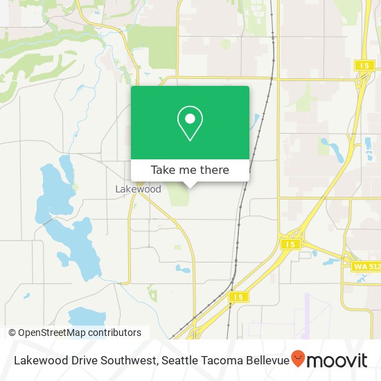 Lakewood Drive Southwest map