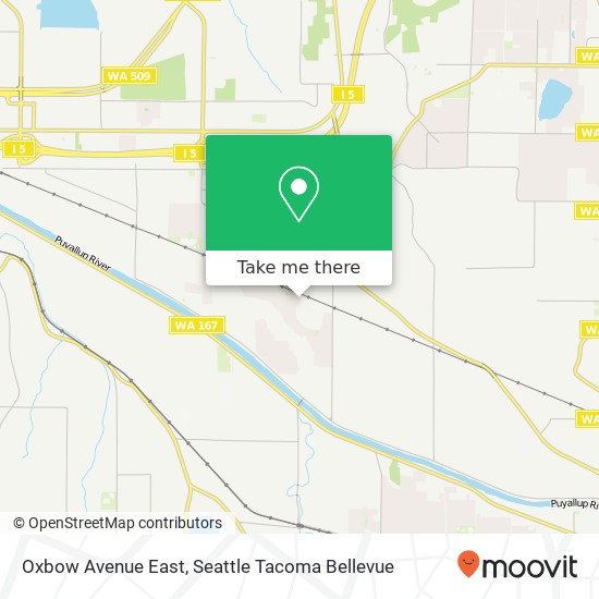 Oxbow Avenue East map
