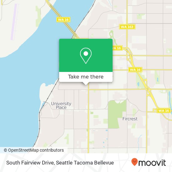 Mapa de South Fairview Drive