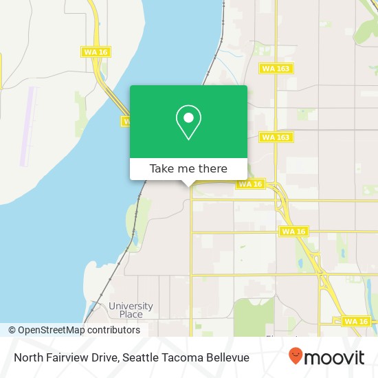 Mapa de North Fairview Drive