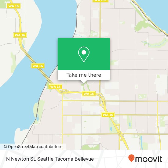 Mapa de N Newton St