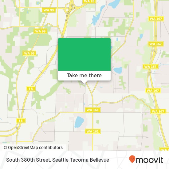 Mapa de South 380th Street