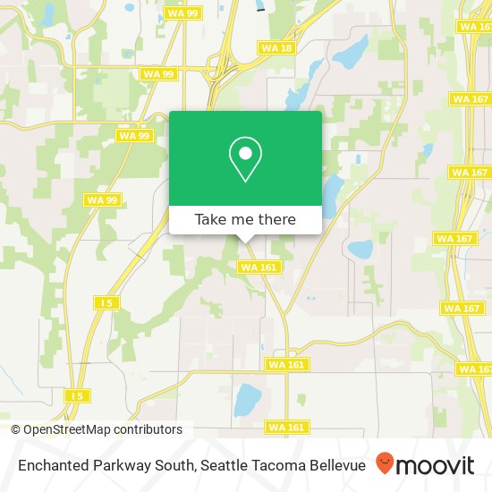 Mapa de Enchanted Parkway South