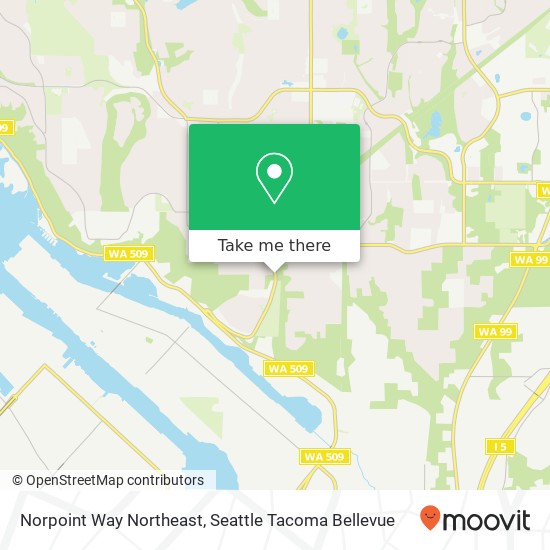 Mapa de Norpoint Way Northeast