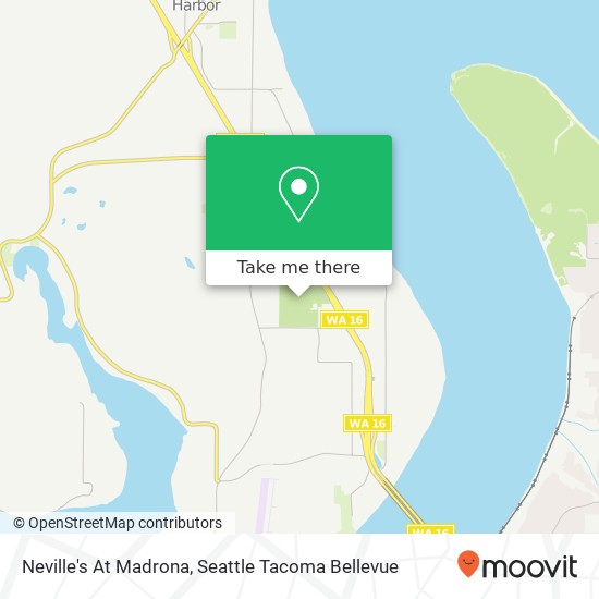 Neville's At Madrona map