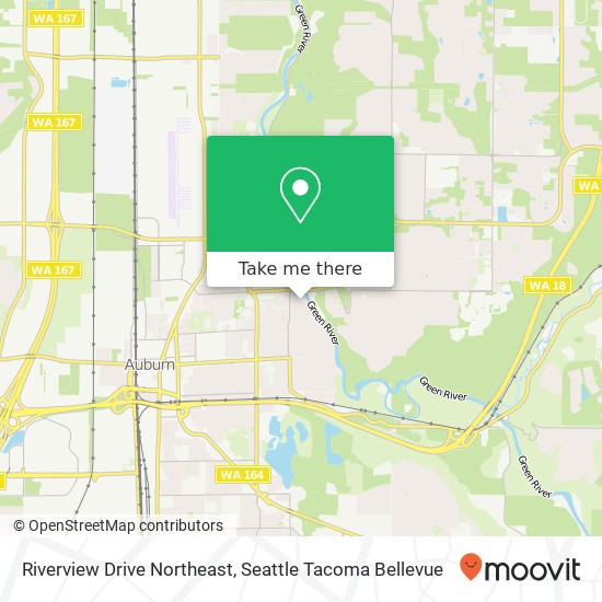 Mapa de Riverview Drive Northeast