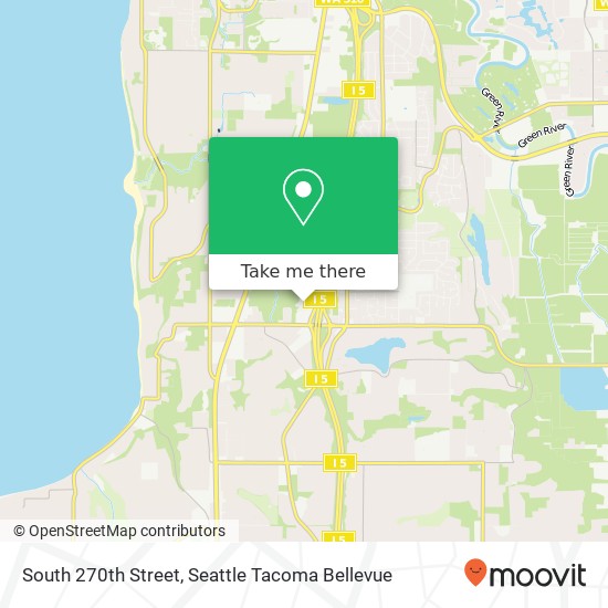 South 270th Street map