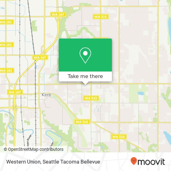 Western Union map