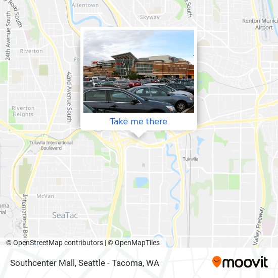 Southcenter Mall map