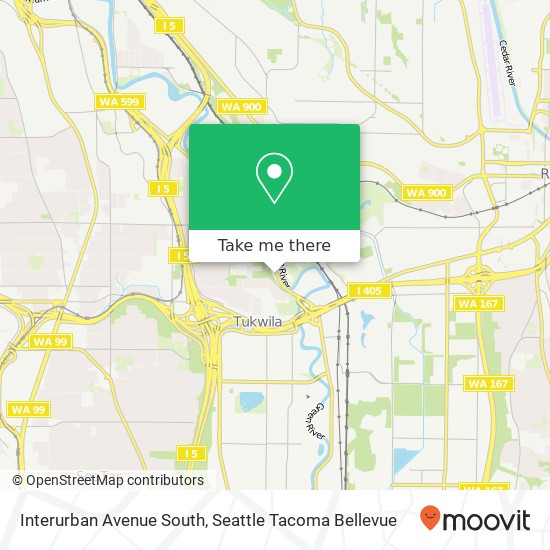 Interurban Avenue South map