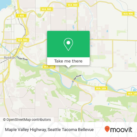 Mapa de Maple Valley Highway