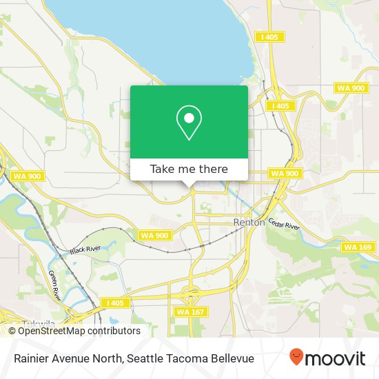 Mapa de Rainier Avenue North