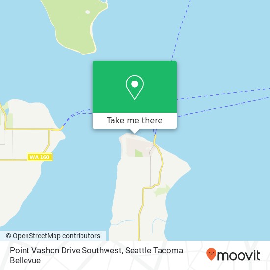 Point Vashon Drive Southwest map