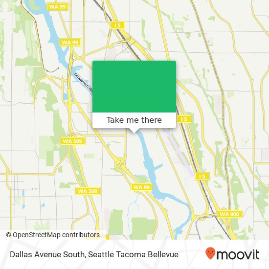 Dallas Avenue South map