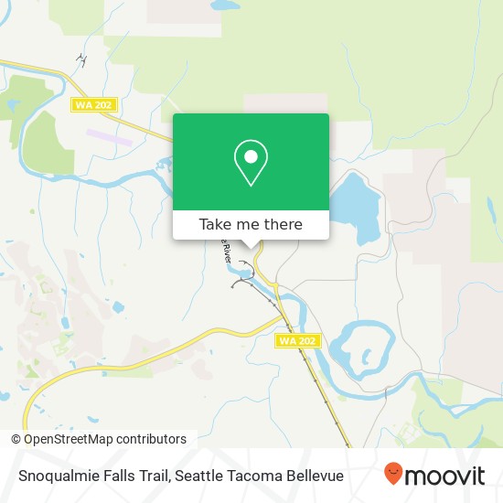 Mapa de Snoqualmie Falls Trail