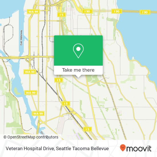 Mapa de Veteran Hospital Drive