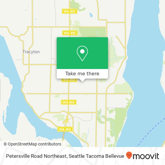 Petersville Road Northeast map