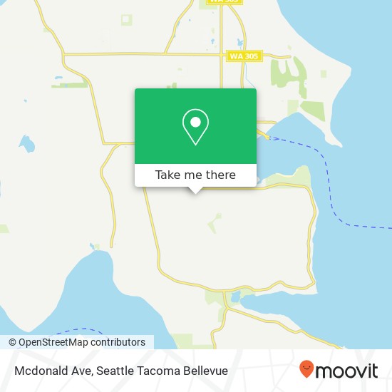 Mapa de Mcdonald Ave