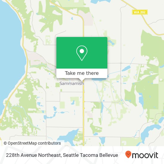 Mapa de 228th Avenue Northeast