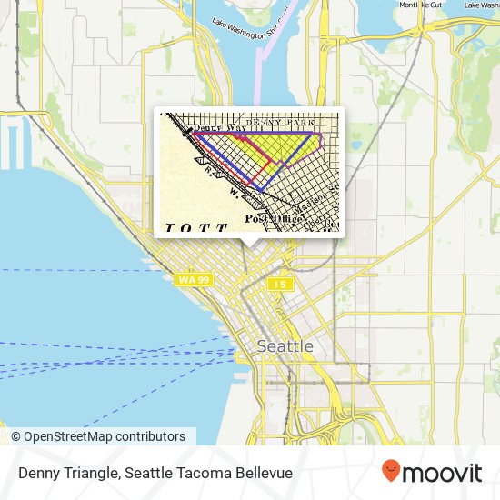 Mapa de Denny Triangle