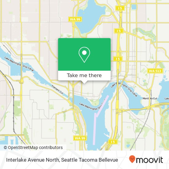 Interlake Avenue North map