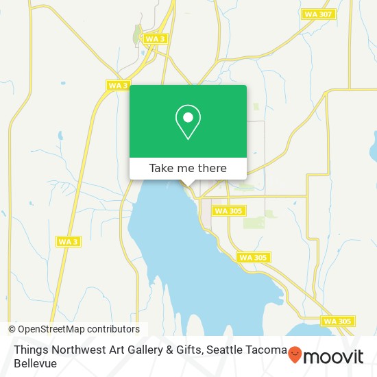 Mapa de Things Northwest Art Gallery & Gifts