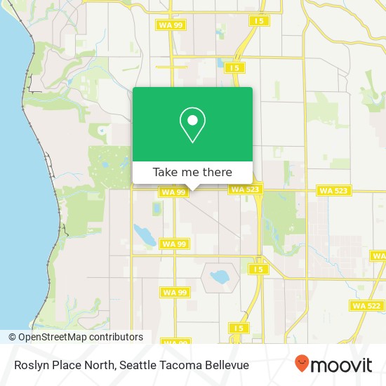 Roslyn Place North map