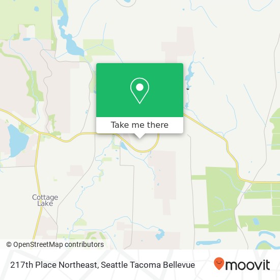 217th Place Northeast map