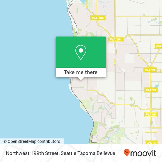 Mapa de Northwest 199th Street