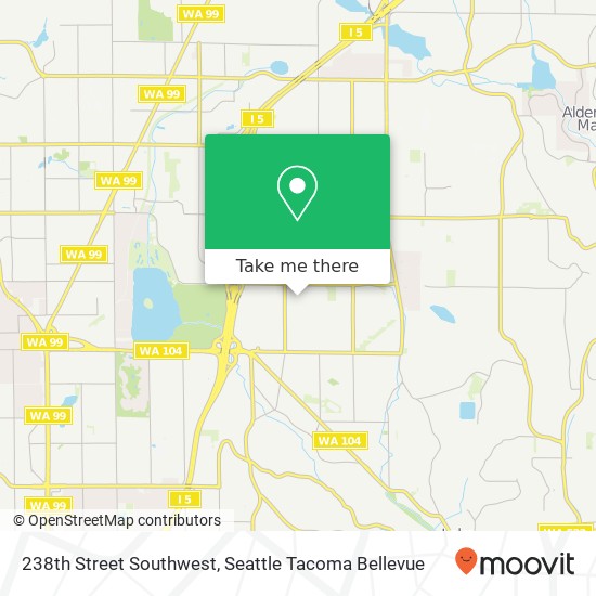 238th Street Southwest map