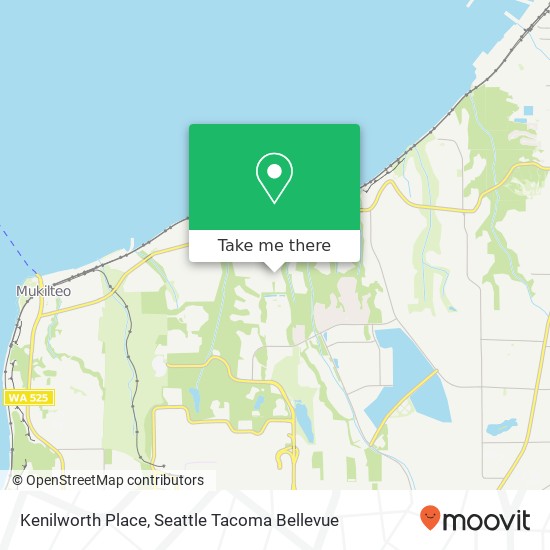 Mapa de Kenilworth Place