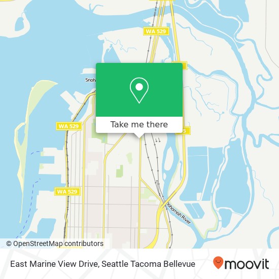Mapa de East Marine View Drive