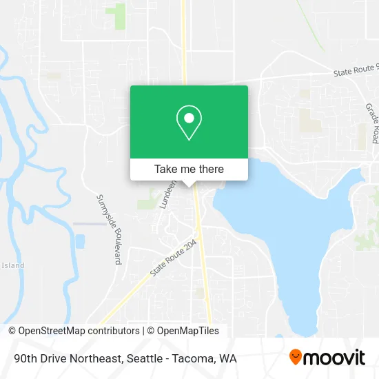 Mapa de 90th Drive Northeast