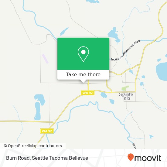 Mapa de Burn Road
