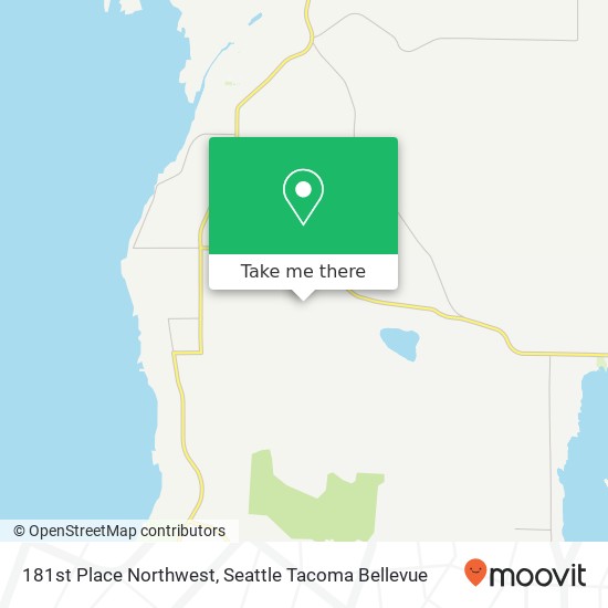 181st Place Northwest map