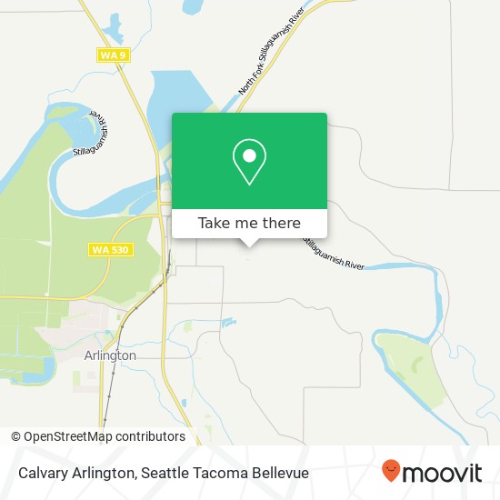 Calvary Arlington map