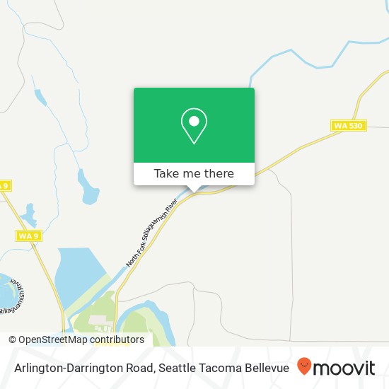 Arlington-Darrington Road map
