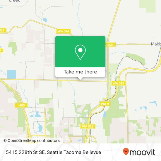 Mapa de 5415 228th St SE