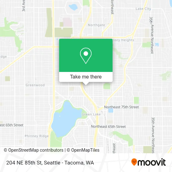 204 NE 85th St map