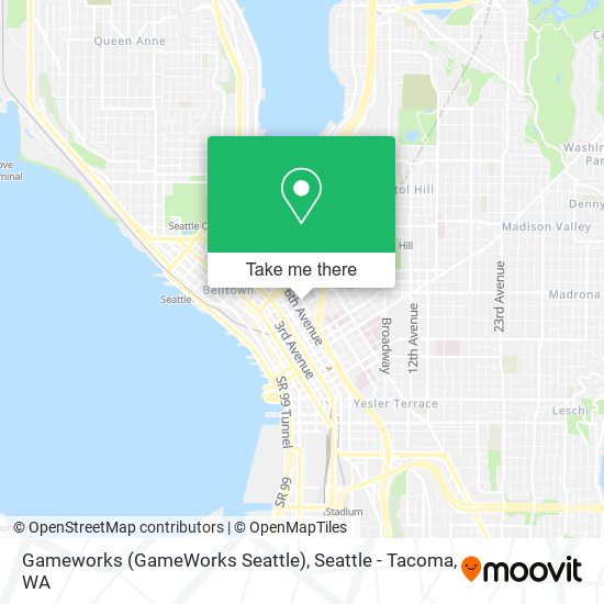 Mapa de Gameworks (GameWorks Seattle)